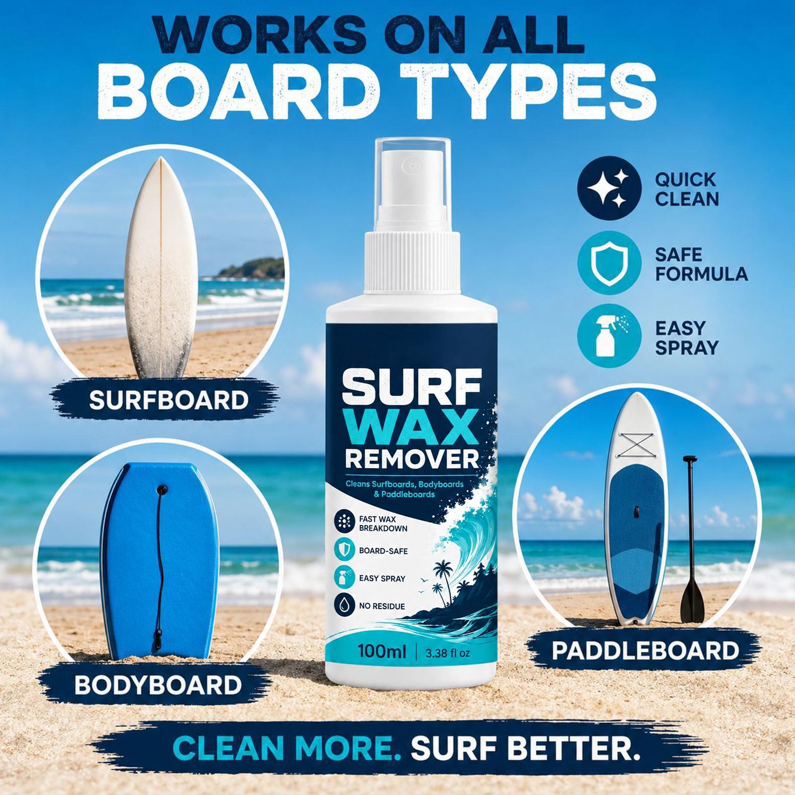 Surf Wax Cleaner Portable Eco- - đánh giá và giá Surfboard Wax Tropical